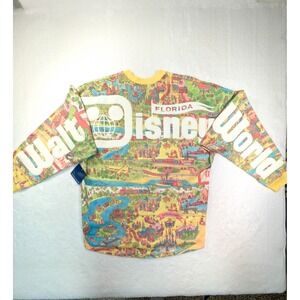 Walt Disney World Spirit Jersey Vault Collection Map Print Top‎